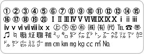 機種依存文字一例